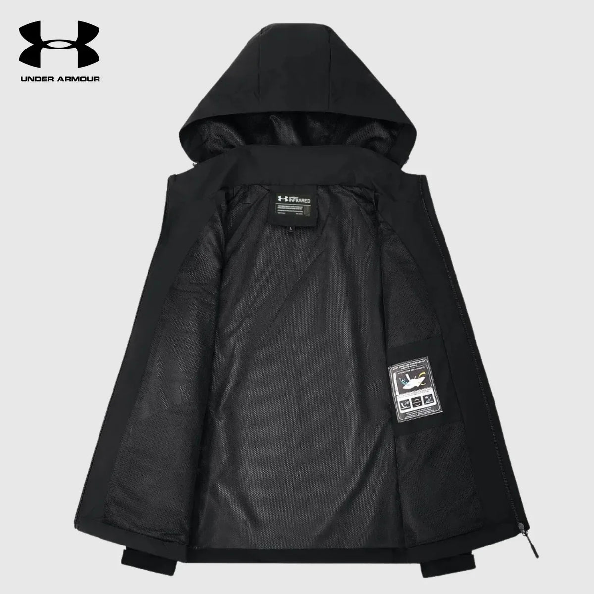 UA™ Performance Hooded Jacket — Black