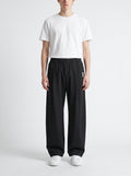 Urban Wide Pants — Black — front view
