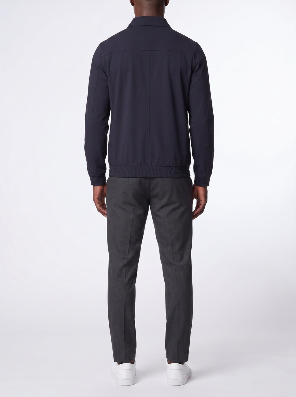Tech Pants – Navy Blue — back view
