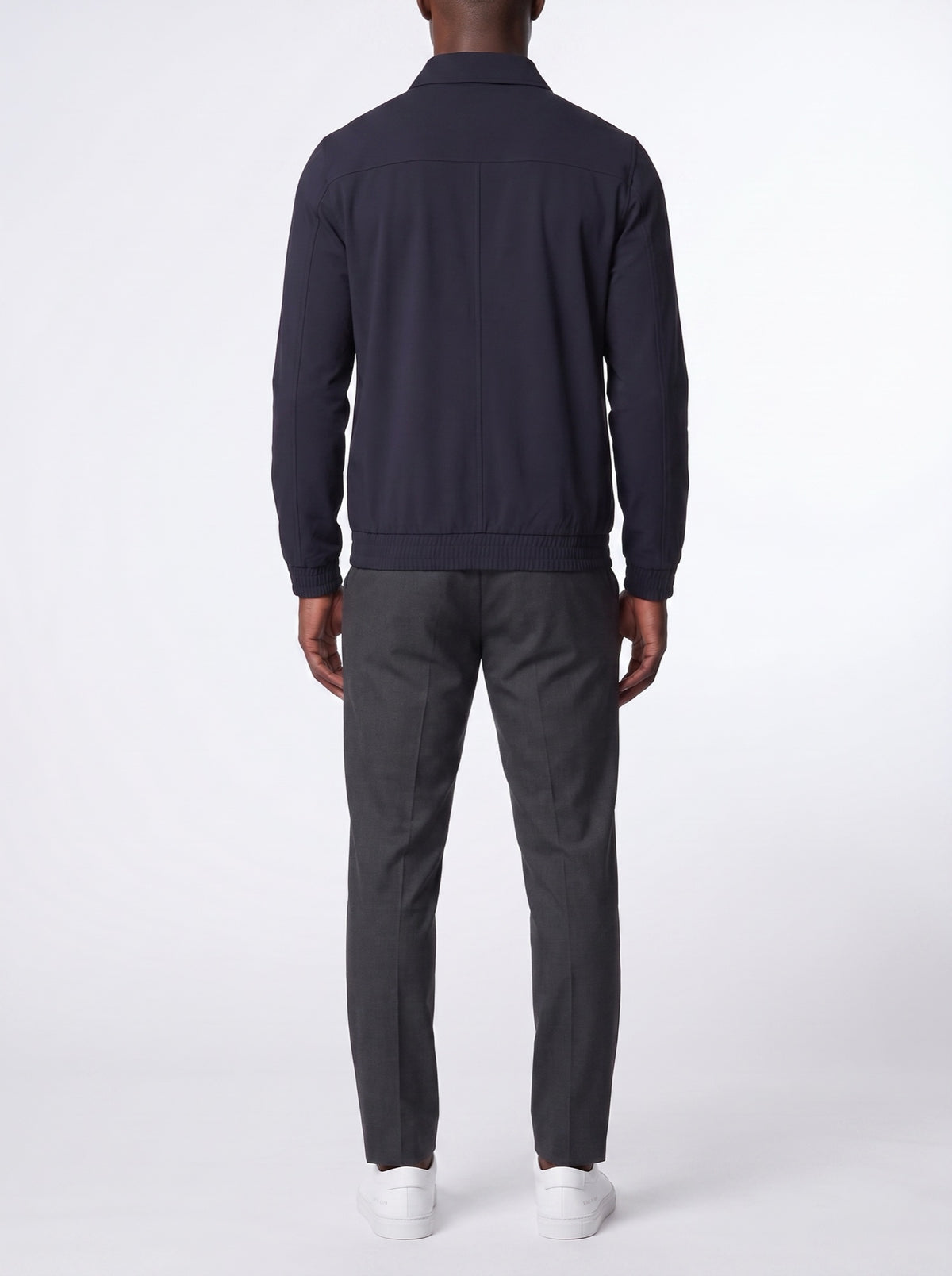 Tech Pants – Navy Blue — back view