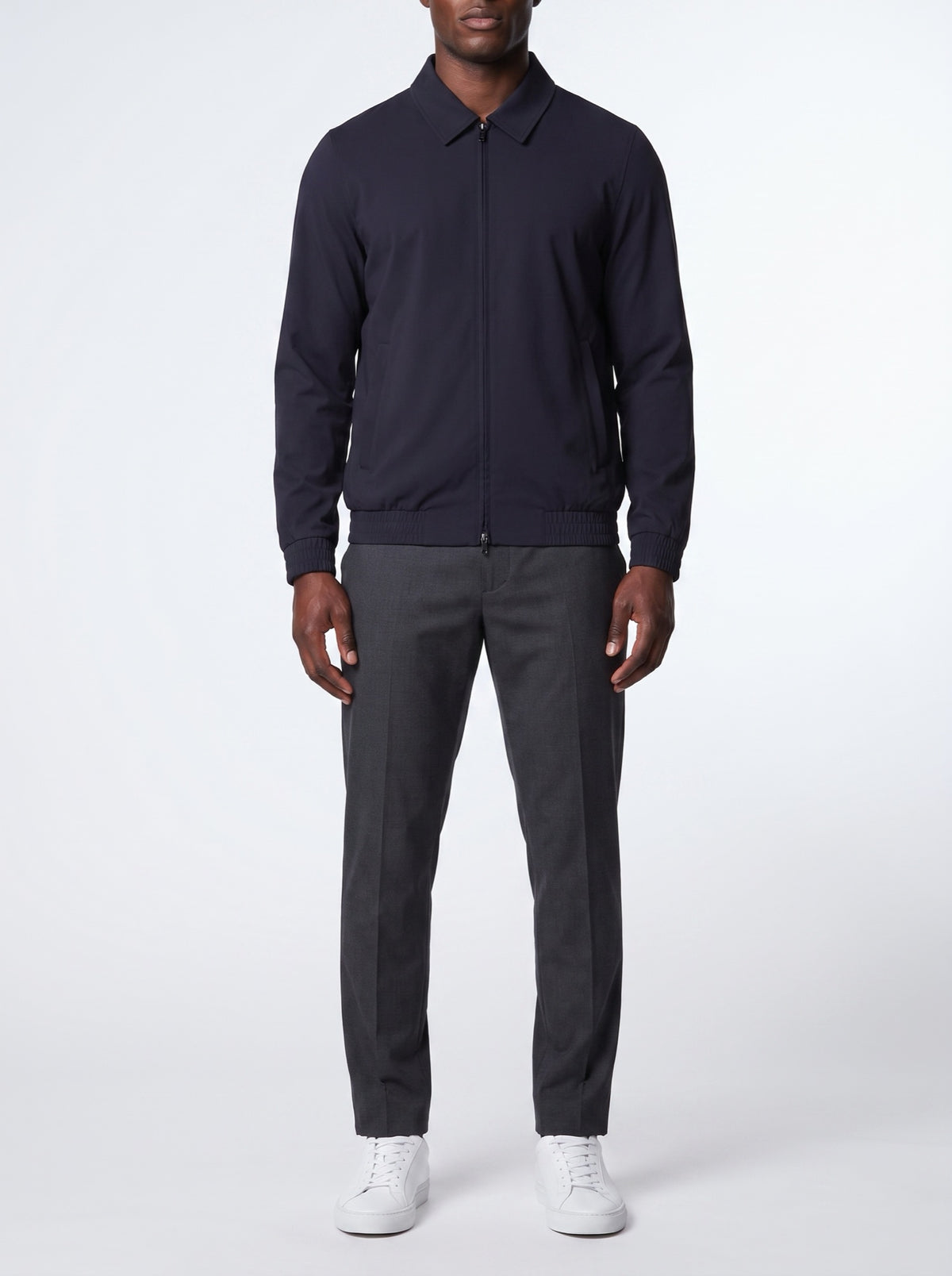 Tech Pants – Navy Blue — front view