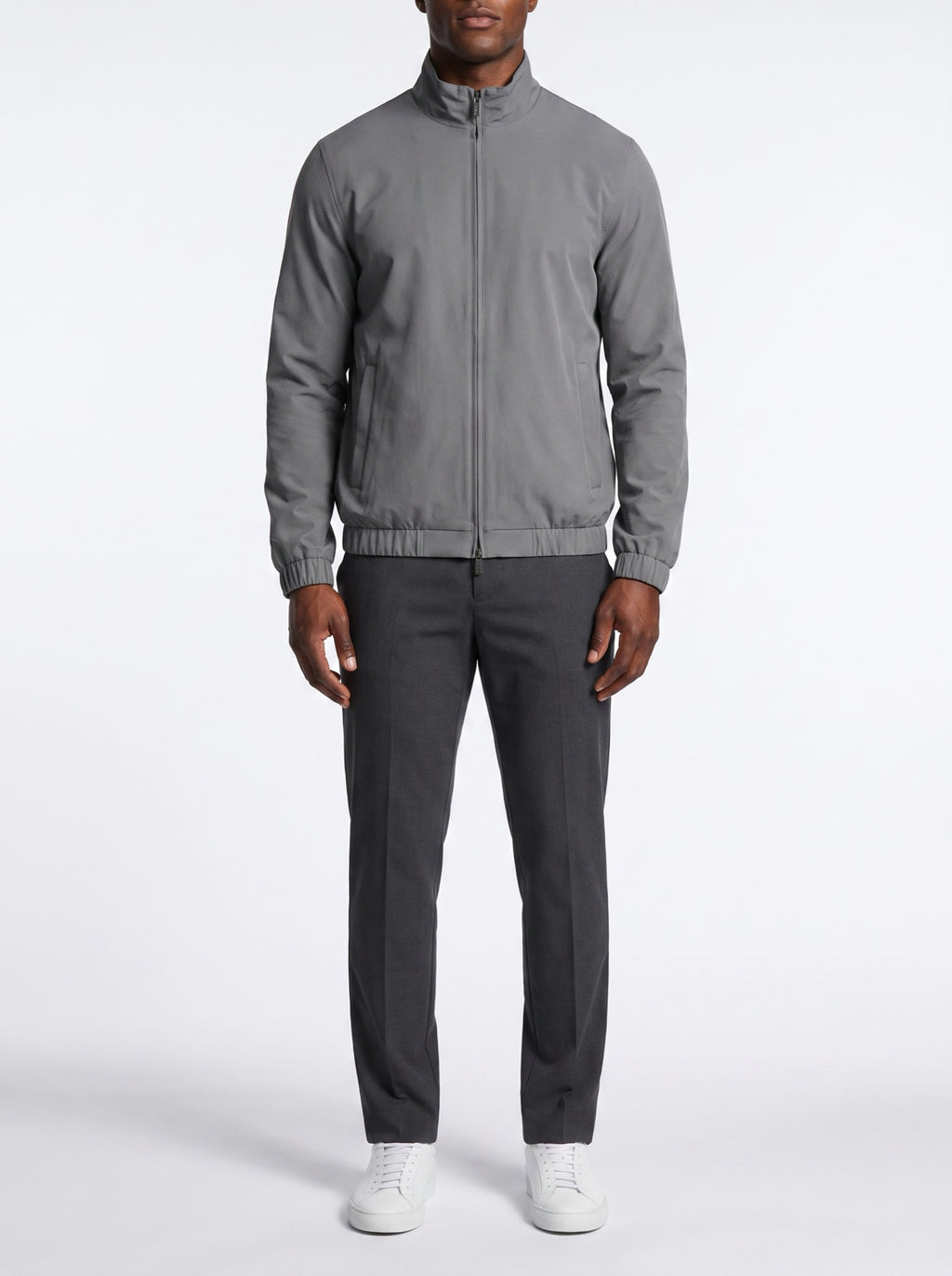 Tech Shell – Gray — front view