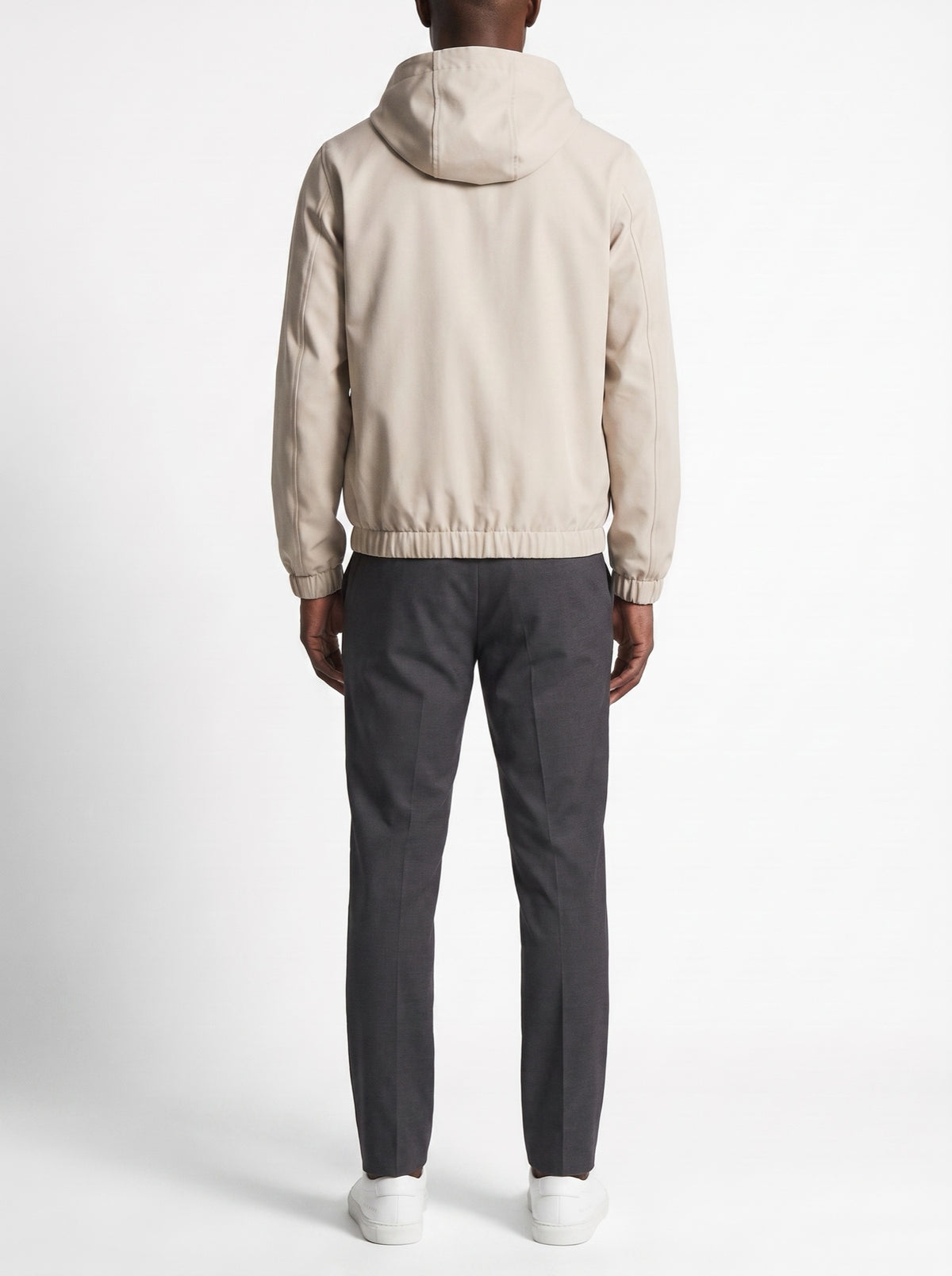 Tech Shell - Beige — back view