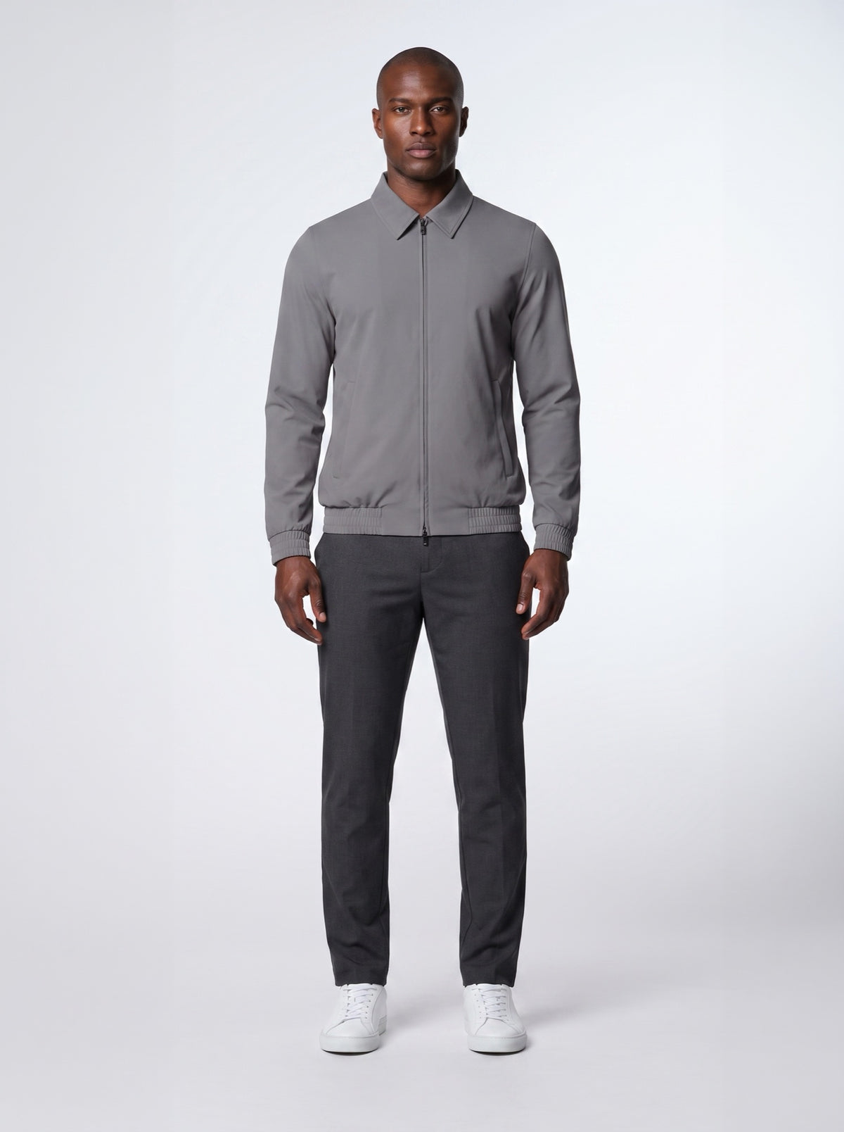 Tech Pants – Gray — front view