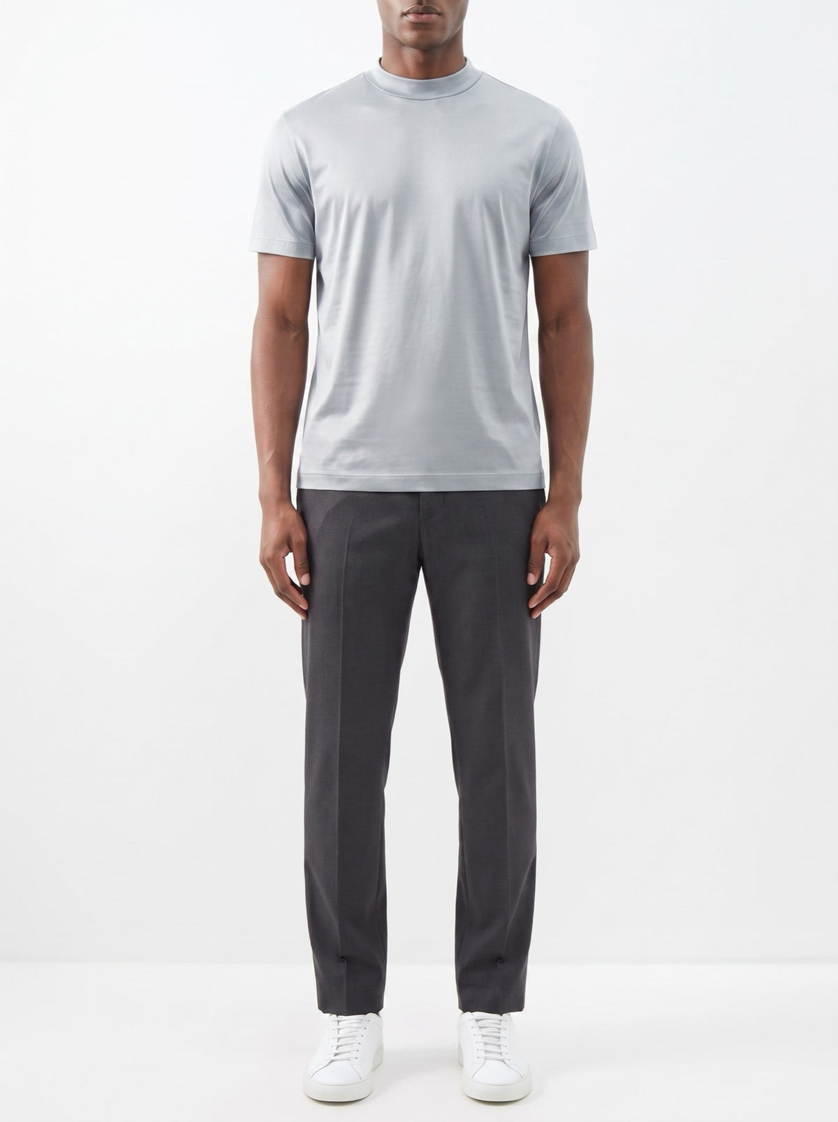 Shiny Crewneck T-Shirt — Seagull