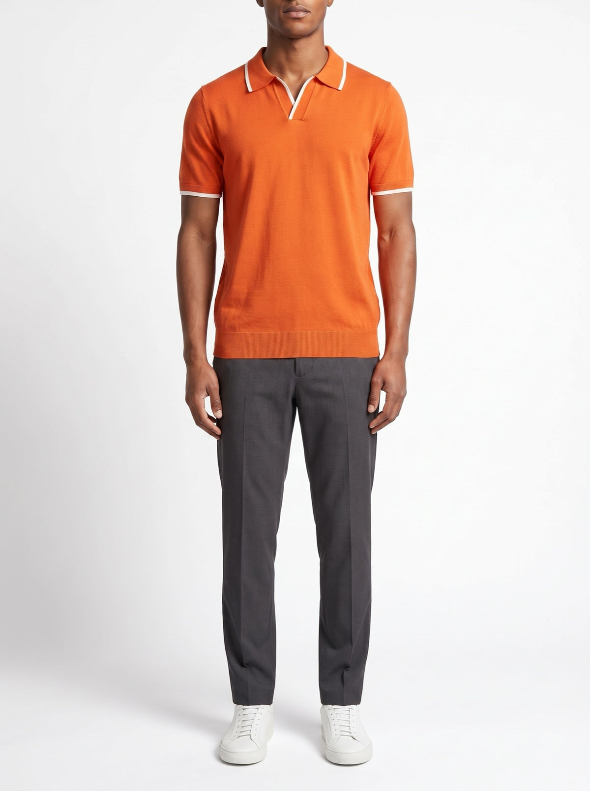 Monaco Edge Polo — Orange