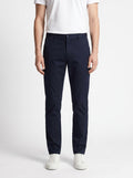 Navy Blue Straight Fit Chinos — front view