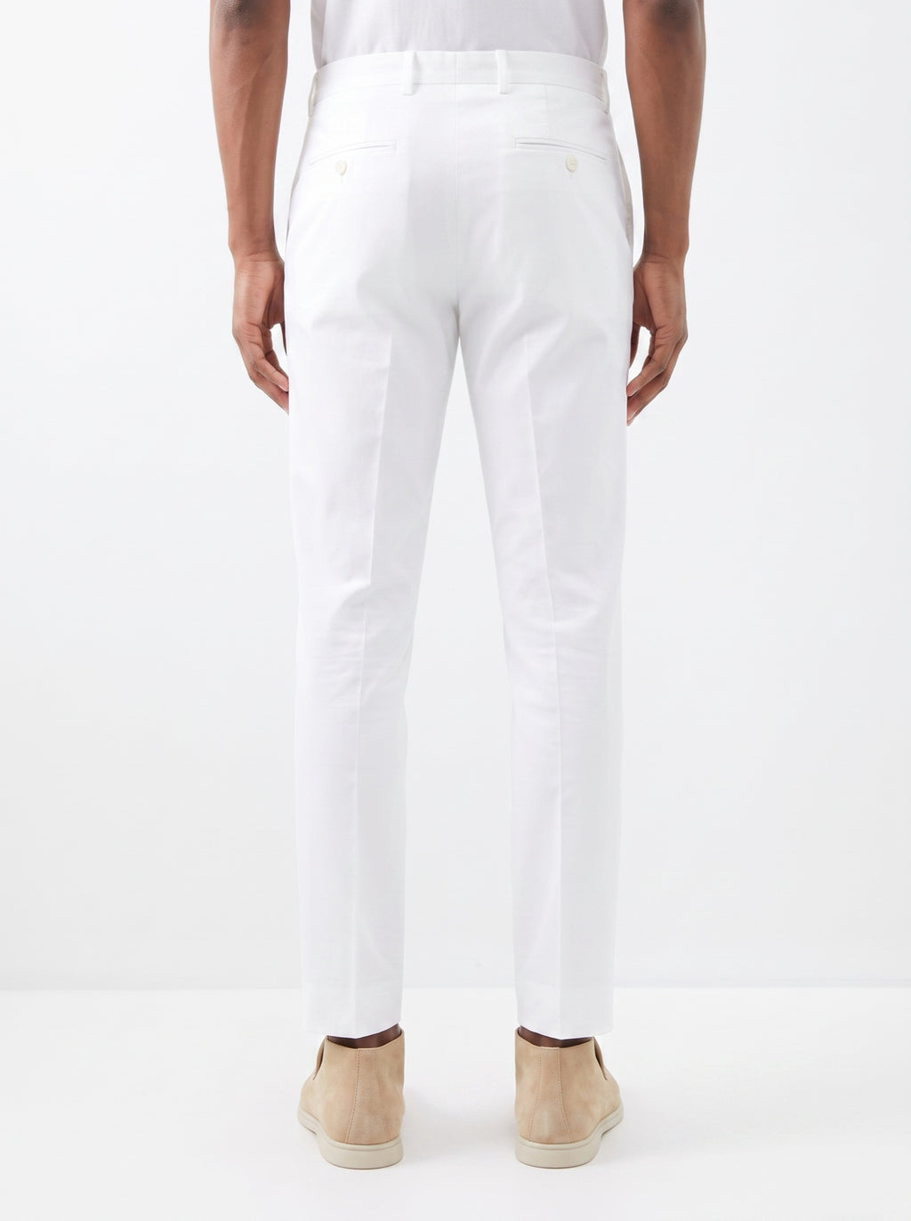 Light Beige City Loafer — back view