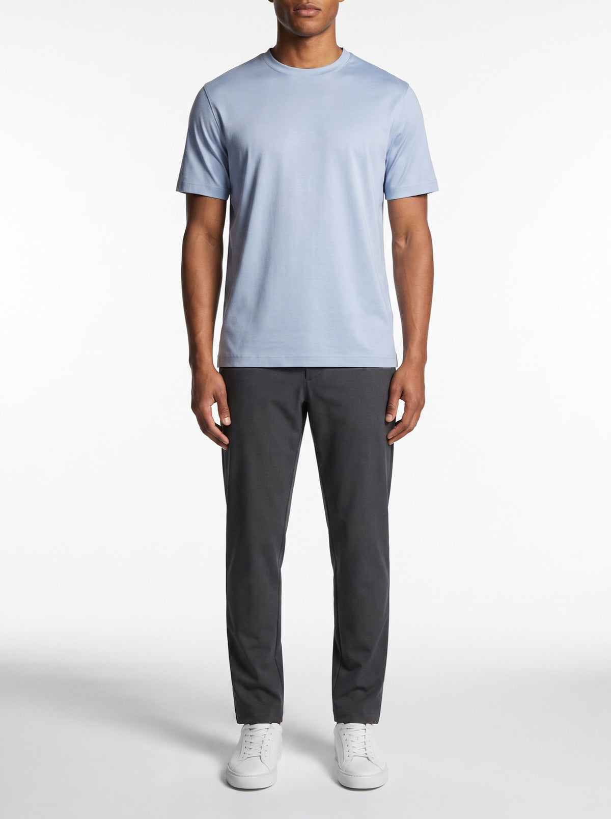 Luxury T-Shirt – Baby Blue — front view