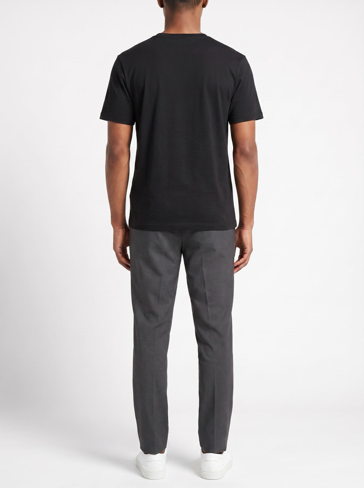 LuxeCool 50-Count Pima Cotton Ice Silk T-Shirt — back view