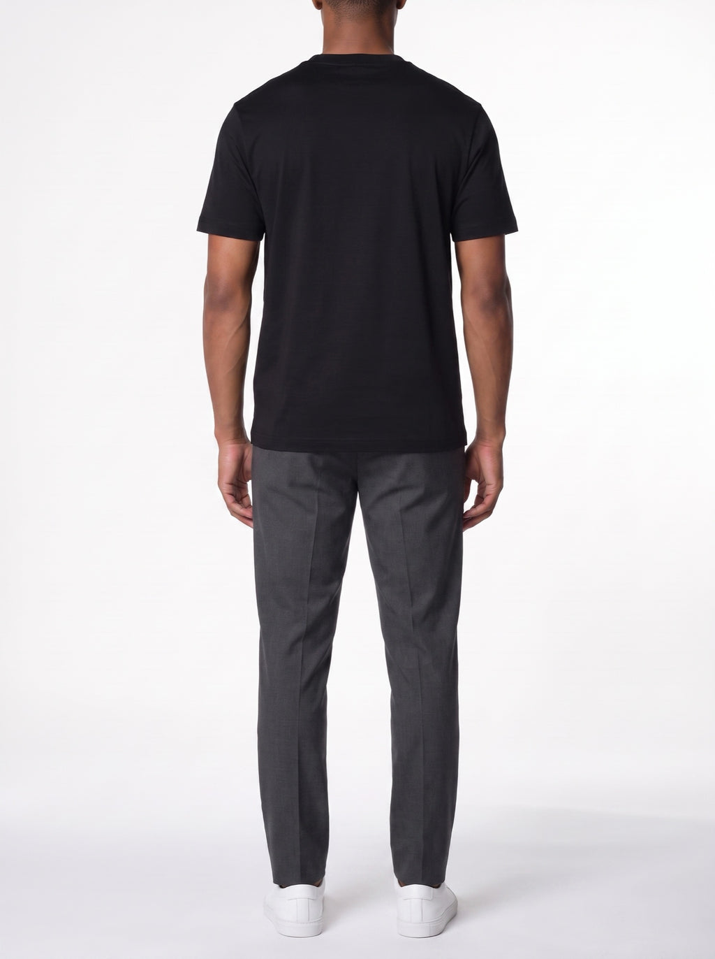 Luxury T-Shirt – Black — back view