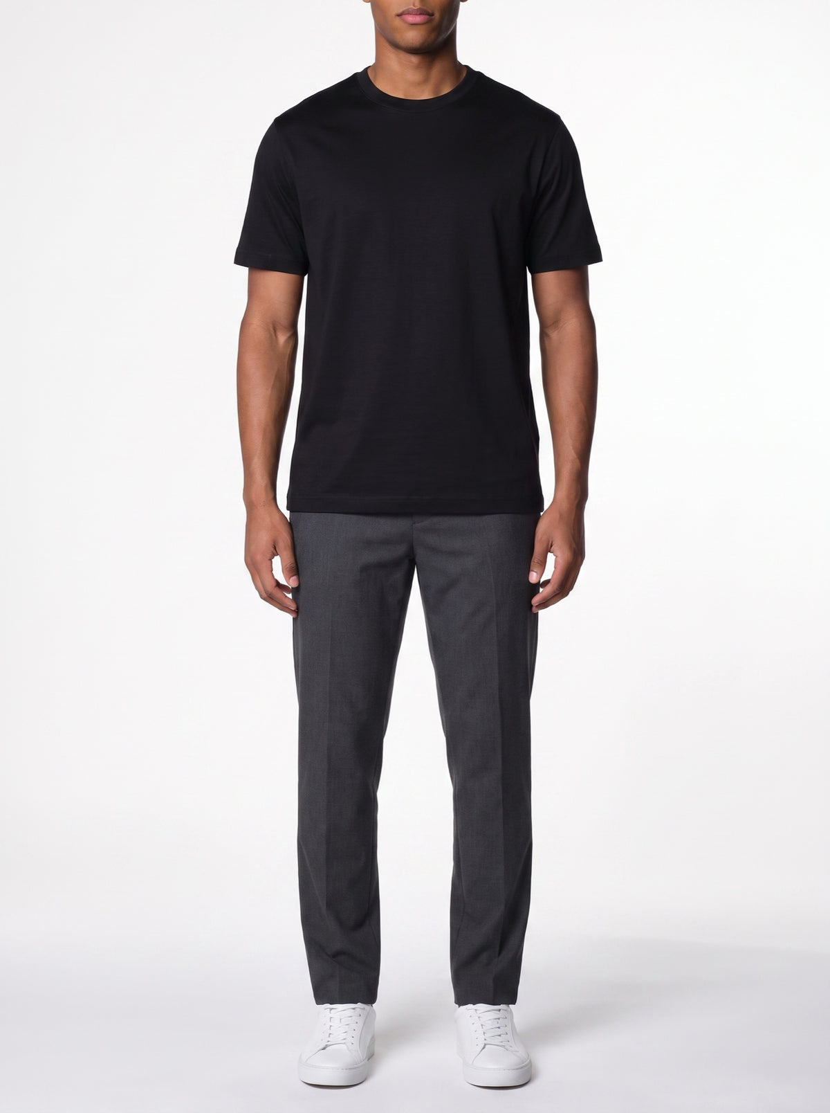 Luxury T-Shirt – Black — front view