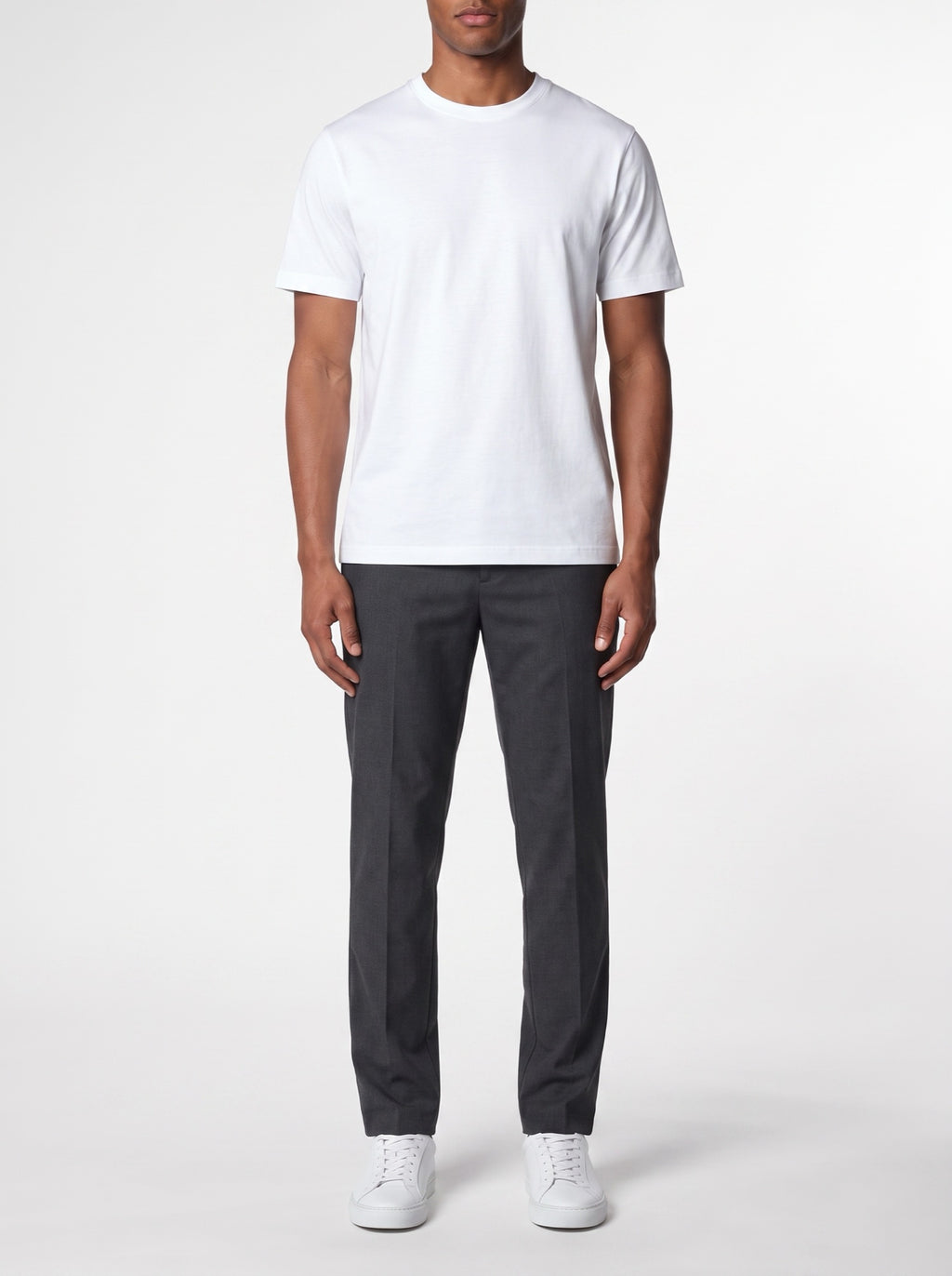 Luxury T-Shirt – White — front view