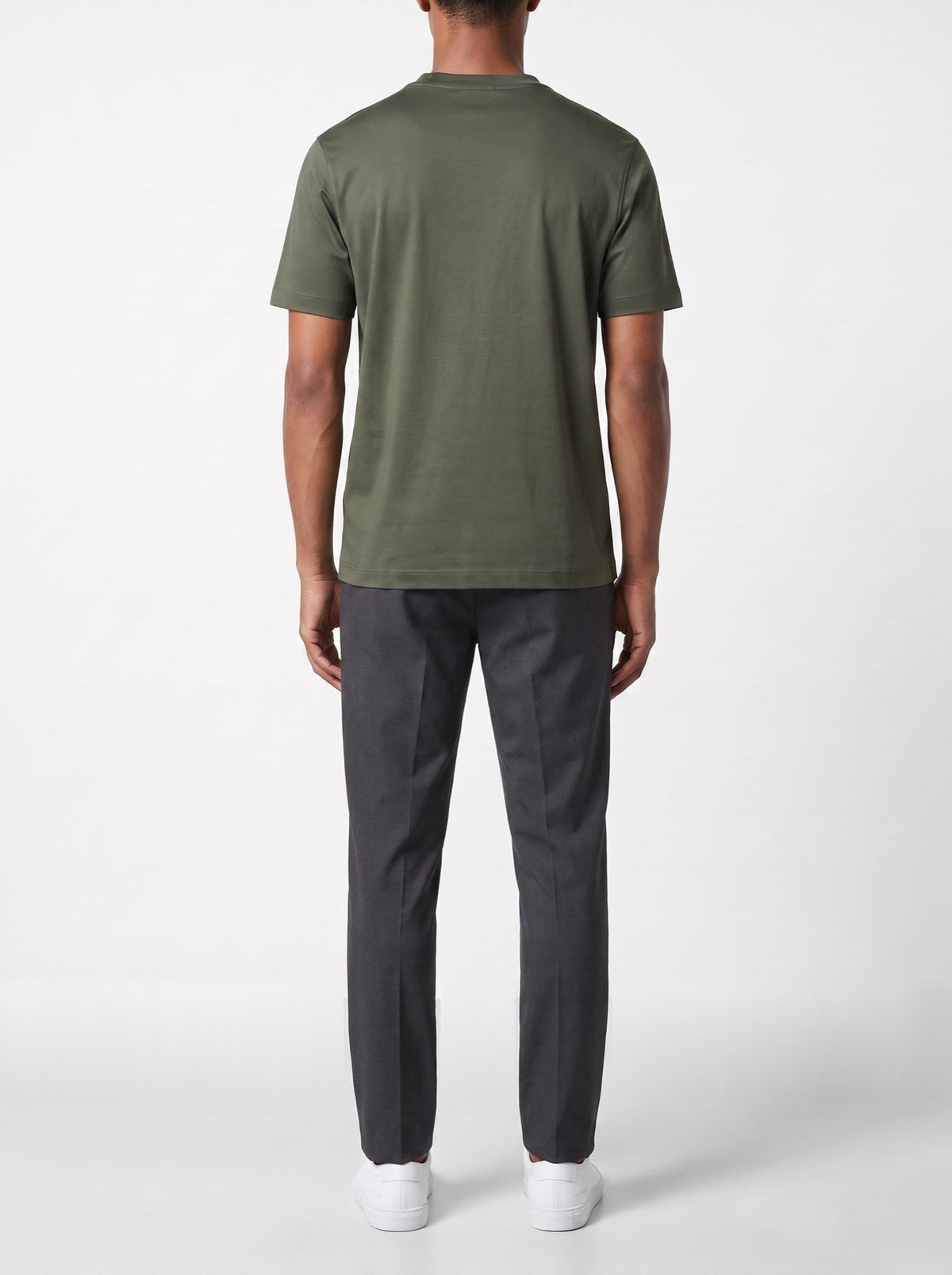 Luxury T-Shirt – Green — back view