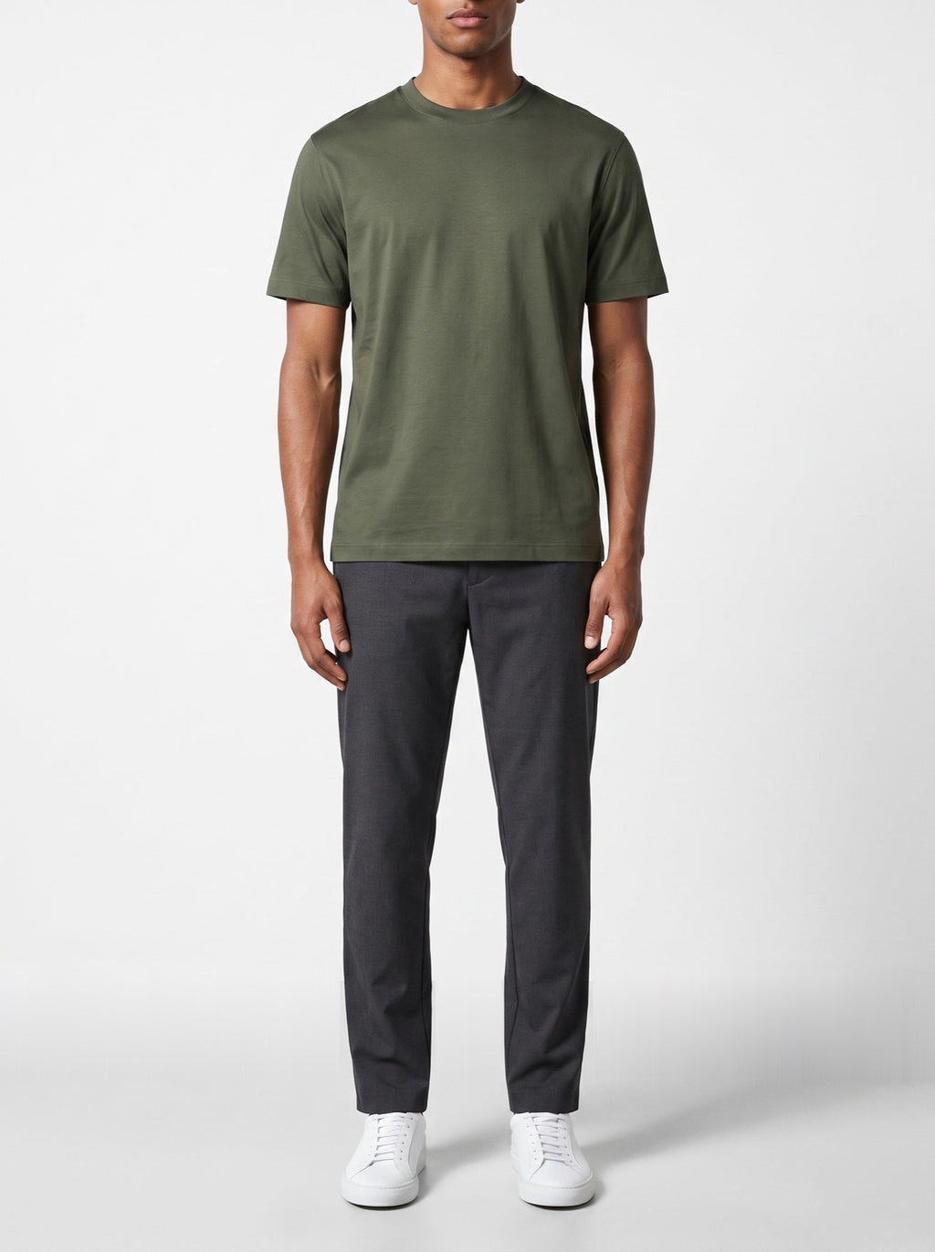 Luxury T-Shirt – Green — front view