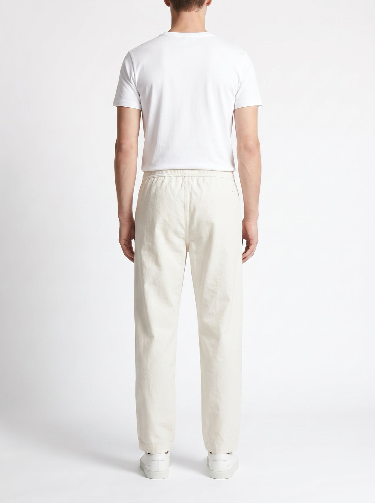 Drawstring Waist Comfort Pants — back view