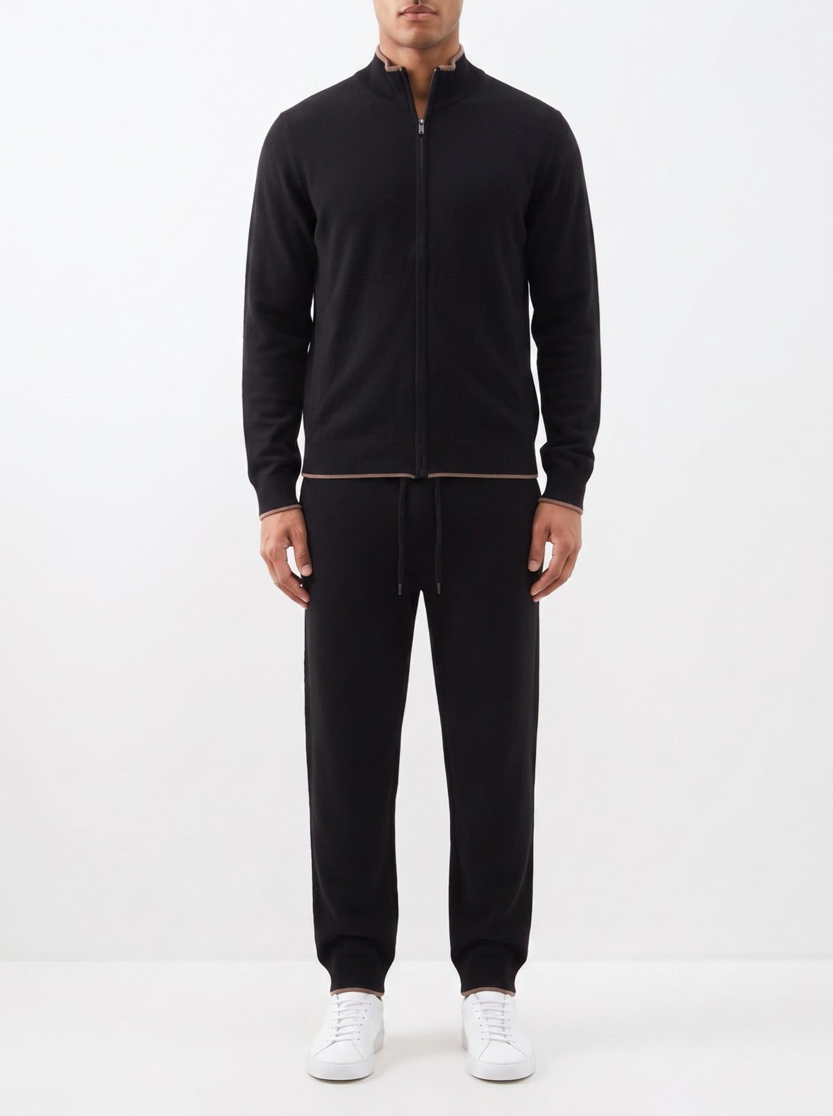 Weekend Joggers – Black — front view