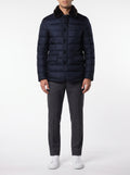 FURNECK DOWN JACKET – NAVY BLUE — front view