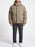 ArcticShield® Down Jacket — Beige — front view