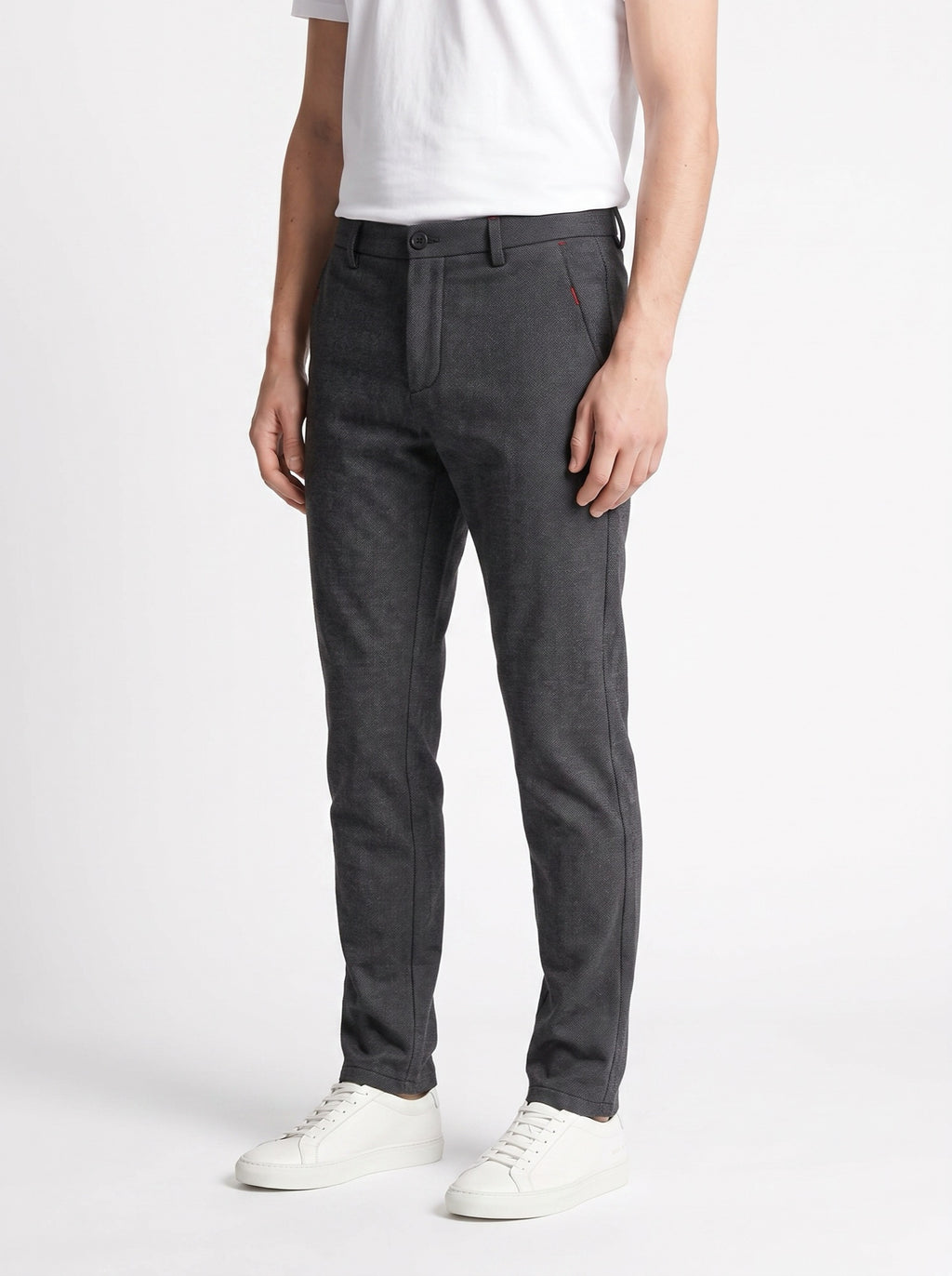 24/7 Pants — Dark Gray — three-quarter view