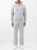 2-Piece Loose Fit Set, Hoodie and Sweatpants – Gray — front view