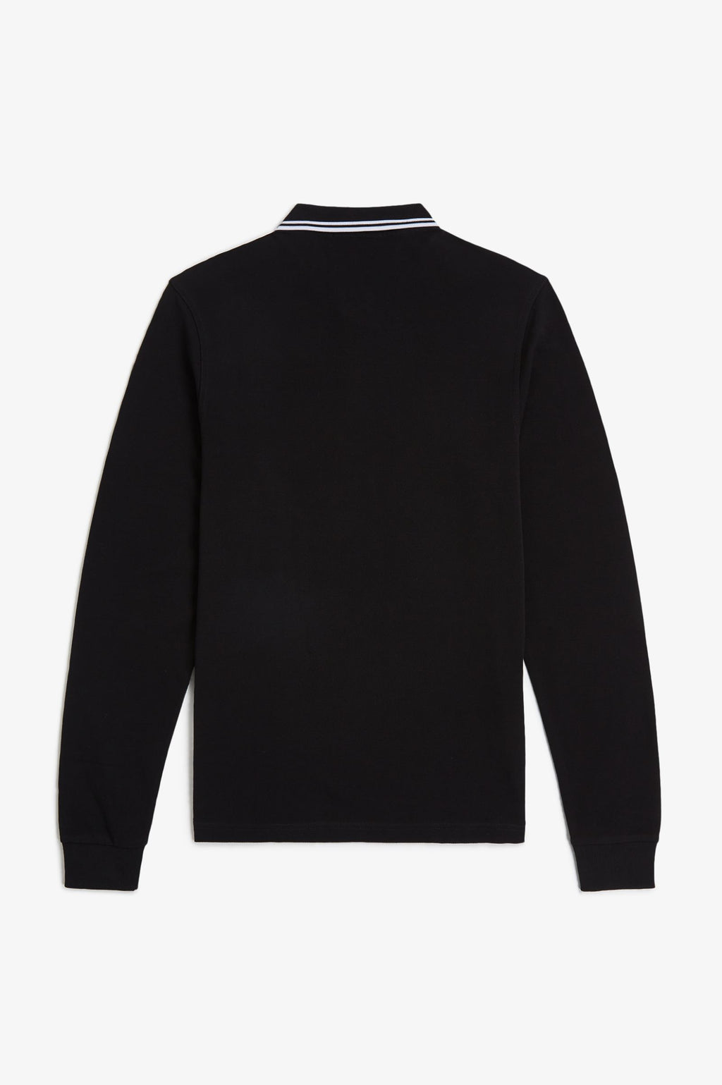 Fred Perry® Twin Tipped Long Sleeve Shirt — Black — back view