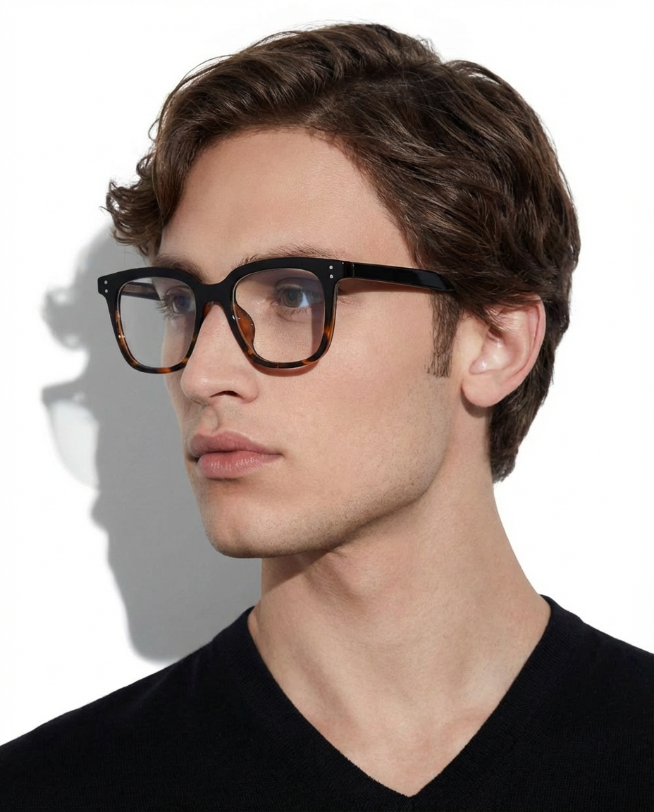 Felix Sunglasses — Black Leopard Print