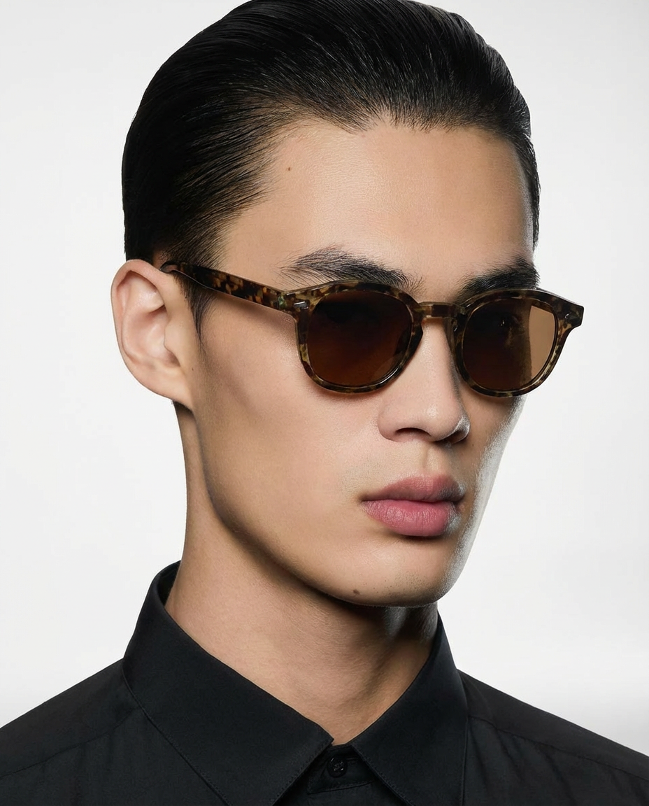 Enzo Sunglasses — Tortoise